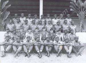 British Army training team with Kenyan soldiers. S