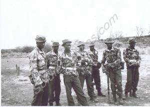 Kenyan soldiers. Kenya. 1985.