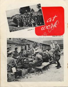 Prisoners in Stalag XX A. From magazine entitled '