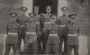 Group of Gloucestershire Regiment soldiers, circa