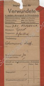 German wound tag.