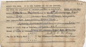 Red Cross comforts slip of Pte. F.W. Day (5183474)