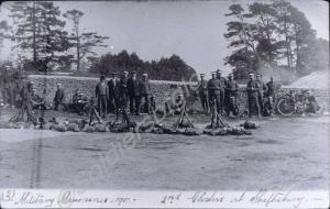 Manouevres.  2nd Battalion, The Gloucestershire Re
