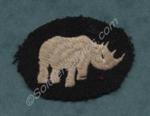 1st Armoured Division arm flash. c. 1939-1945.