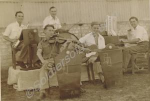 P.O.W. "DD" Band.  Probably 2nd Battalion, The Glo
