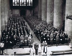 The presentation of Lieutenant-Colonel J.P. Carne'