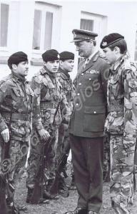 Visit of G.O.C. 1st British Corps. Privates Udollo