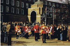 The Band at the Tercentenary Parade.  Gloucestersh