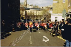 The Band at the Tercentenary Parade.  Gloucestersh