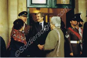 Service personnel and guests Tercentenary Parade.