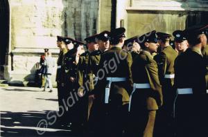 Escort to  the Colours.  Gloucestershire Regiment.