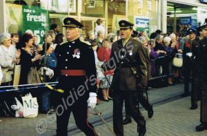 Major-General R.D. Grist, Colonel of the Regiment,