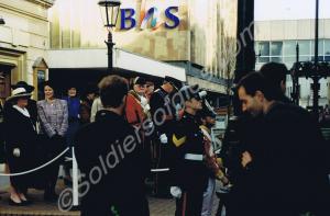Outside the Guildhall, Eastgate Street. Tercentena