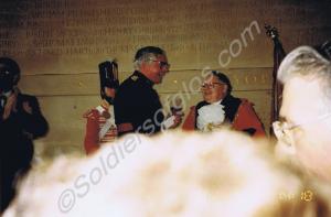 Major-General R.D. Grist and the Mayor of Gloucest