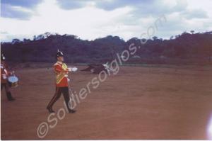 Operation Diamond Cutter. The Band on parade. Glou