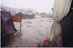 'A Rainy Day in Botswana - Deserted Camp'. Operati