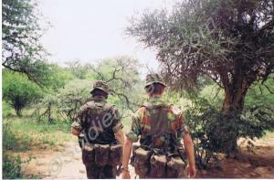 On exercise in the bush. Operation Diamond Cutter.