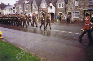Tercentenary Parade. Gloucestershire Regiment. Chi