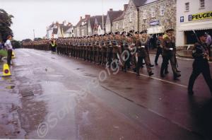 Tercentenary Parade. Gloucestershire Regiment. Chi