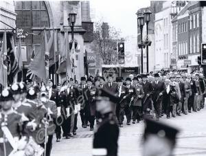 Veterans Parade.  Gloucestershire Regiment.  Glouc