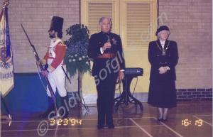 Major-General R.D. Grist with the Lady Mayoress an