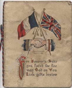 Christmas Greetings Card. Private Joseph Jellings
