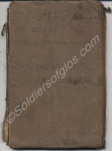 Soldier's Small Book.  Private Joseph Jellings of