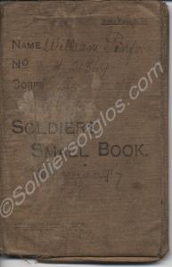 'Small book', A.F.B.50 of 22345 Private William Pe