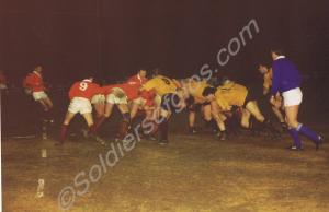 Tercentenary Rugby Match. Gloucestershire Regiment