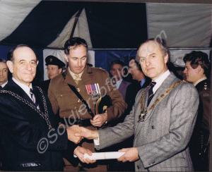 Freedom of the Cotswolds Parade. Lieutenant-Colone