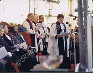 Freedom of the Cotswolds Parade. Reverend Hedley R