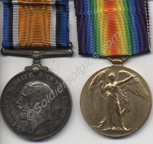 Group of two medals; British War Medal and Allied