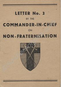 Buff Card - letter No 2 by C in C Field Marshal Mo