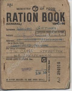 Ration book. 1945-46.