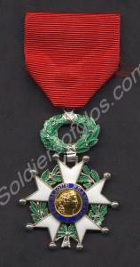 French Croix de la LÃ©gion D'Honneur. Awarded to 5
