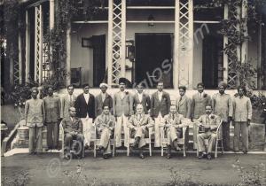 Officers' Mess Staff. Lieutenant-Colonel R.M. Graz