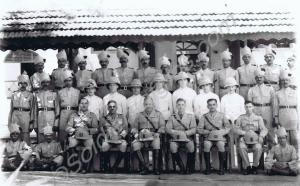 Orderlies at the British Military Hospital, includ