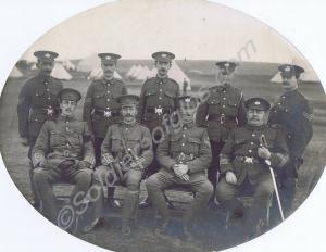 Officers and Sergeants including Captain D. L. Rog