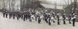 Band and Drums.  1st Battalion, The Gloucestershir