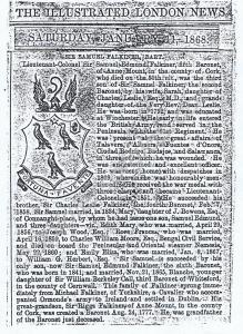 Obituary of Lieutenant-Colonel Sir Samuel Edmund F