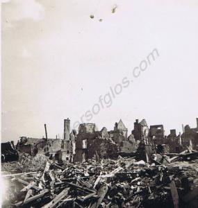 Thury Harcourt in ruins. 2nd Battalion, The Glouce