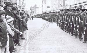 Parade. Gloucestershire Regiment. Gloucester. c.