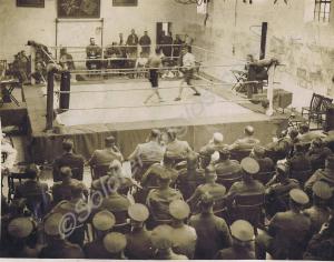 Boxing Match. Depot, The Gloucestershire Regiment.