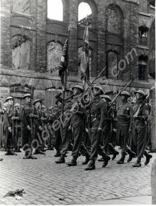 Colour Party. 66th Searchlight Regiment, formerly
