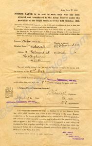 Attestation and transfer to Army Reserve Form W319