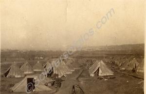 Encampment.  2nd Battalion, The Gloucestershire Re