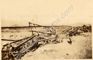 "Bridge near Roupell Pass destroyed by the French