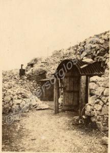 "Bulgar lines at Grande Couronne".  A dugout.  2nd