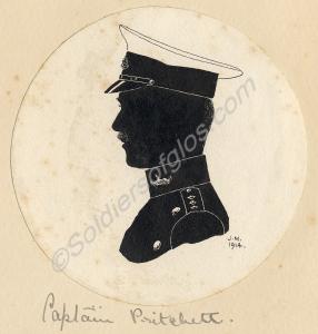 Silhouette of Captain Pritchett, Gloucestershire R