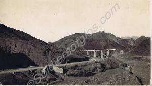 Aqueduct with picquet posts. 1st Battalion, The Gl